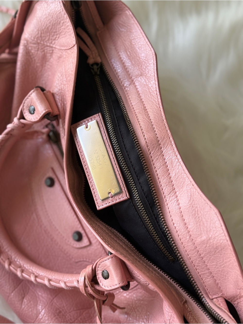 Pink Balenciaga Medium City Bag - Picture 12 of 15